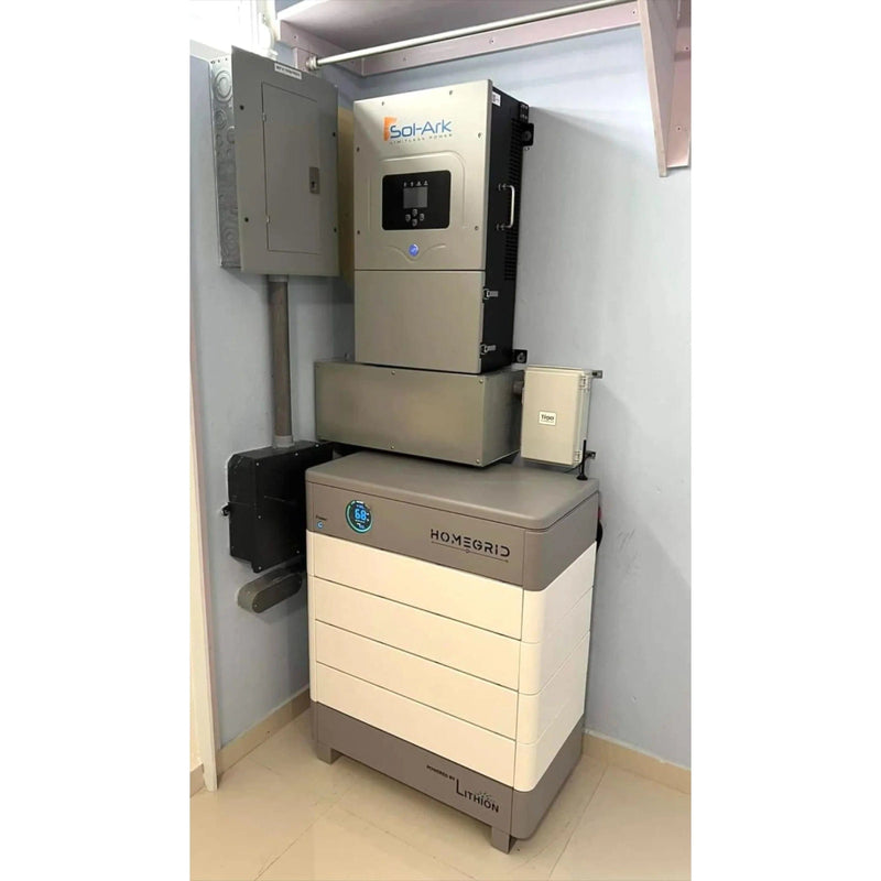 HomeGrid STACK'D 19.2kWh Lithium Home Battery System - 4X