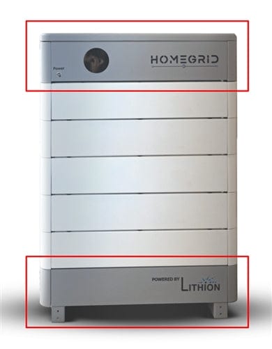 HomeGrid STACK'D Base and BMS Lithium Battery
