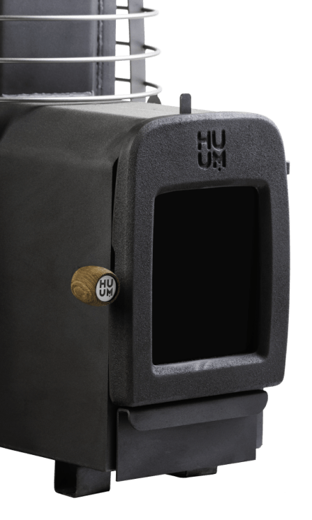 Huum HIVE Heat 12, 12.0kW Wood-Fired Sauna Stove w/Firebox Extension