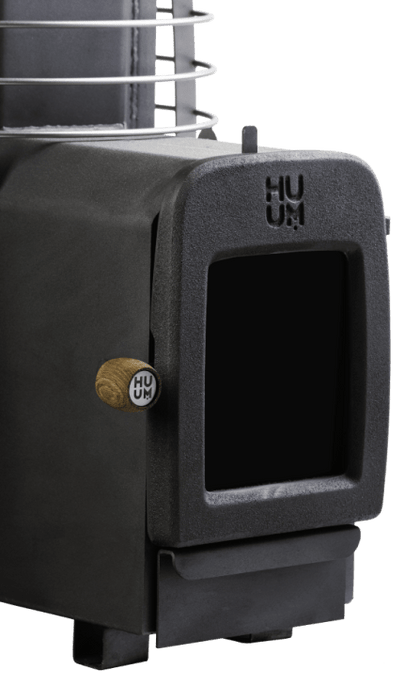 Huum HIVE Heat 12, 12.0kW Wood-Fired Sauna Stove w/Firebox Extension