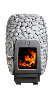 Huum HIVE Heat 12, 12.0kW Wood-Fired Sauna Stove w/Firebox Extension