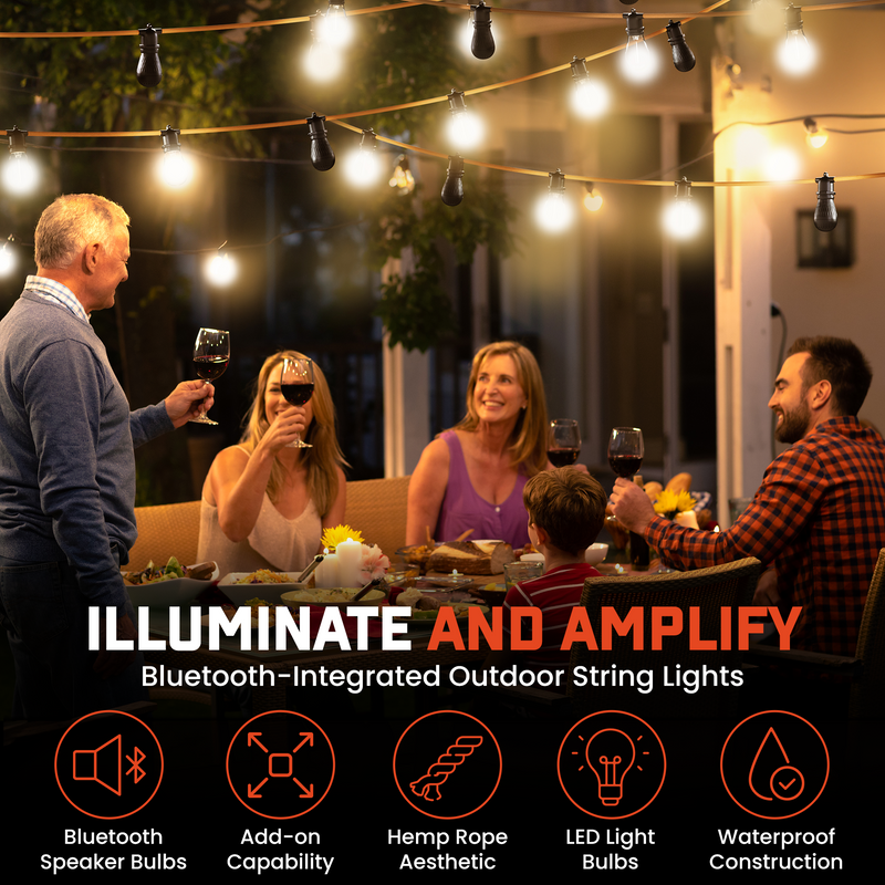 Freespirit Recreation LED / Speaker String Lights - Clearance