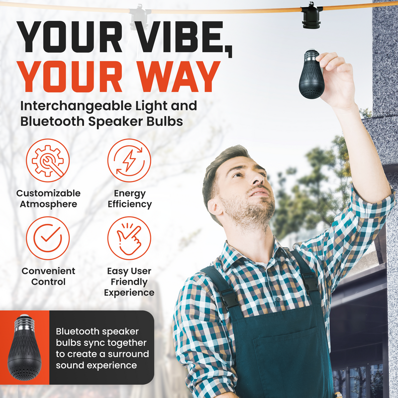 Freespirit Recreation LED / Speaker String Lights - Clearance