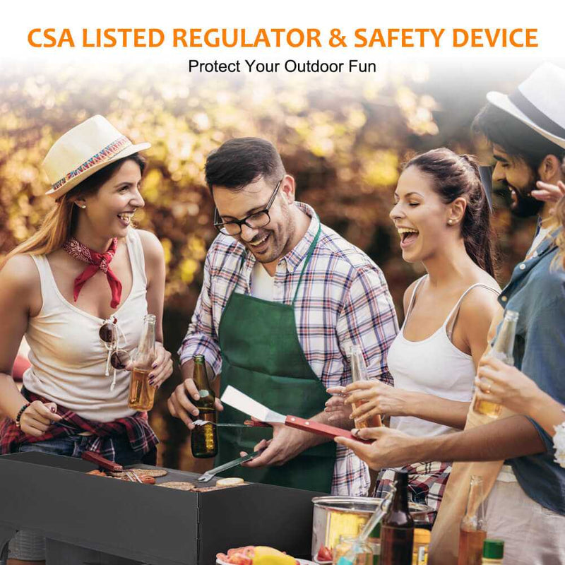 Camplux 260,000 BTU High Pressure Double Propane Burner - Heavy Duty Cookware