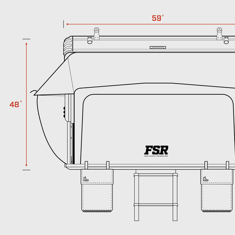 Freespirit Recreation Kali - Rooftop tent