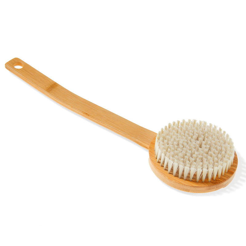 KOLO Sauna Bath Brush Bambu 2 with Handle, Natural Bamboo