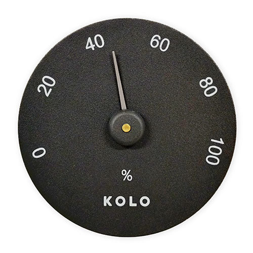 KOLO Hygrometer Round Black