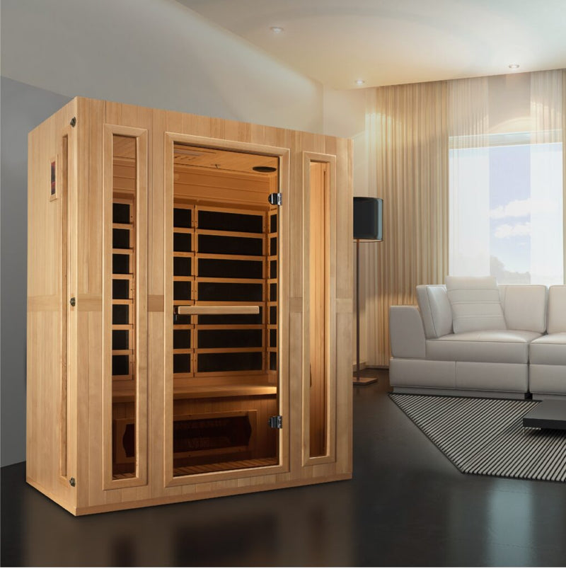 Maxxus Sauna Low EMF FAR Infrared Sauna | LISF-03 / MX-LS3-01 | 3 Persons