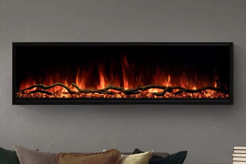 Modern Flames LANDSCAPE PRO SLIM 56" Built-In Electric Fireplace (5.5" Deep - 56" x 14" Viewing)