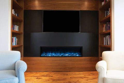 Modern Flames LANDSCAPE PRO SLIM 56" Built-In Electric Fireplace (5.5" Deep - 56" x 14" Viewing)
