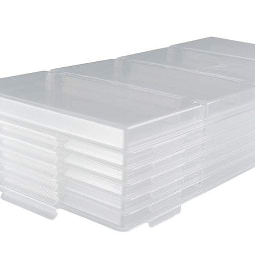 Lids piled 