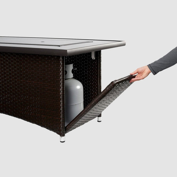Outdoor Greatroom Montego Linear Gas 59.25" Fire Pit Table
