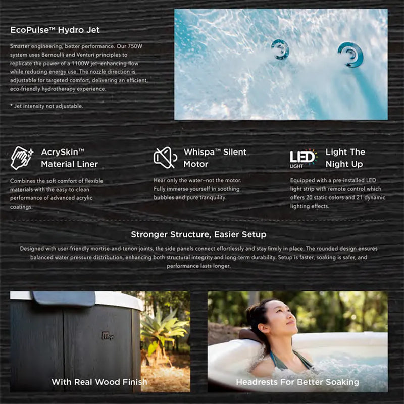 MSpa Denver – Frame Series Inflatable Hot Tub | 6 Person