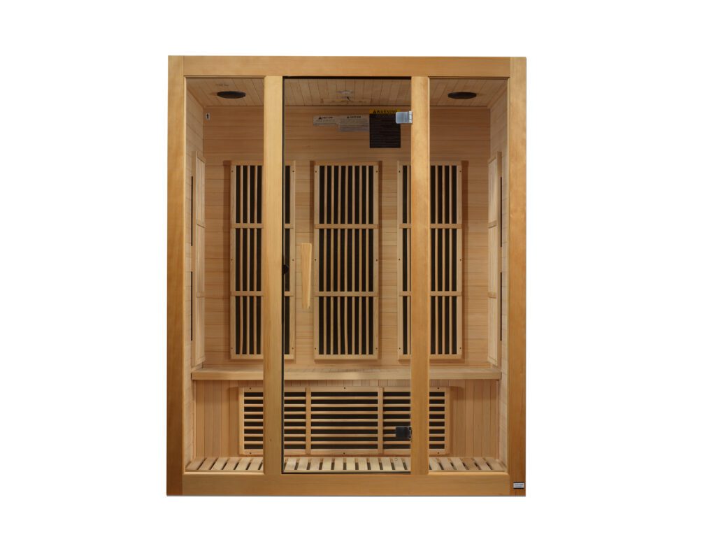 Maxxus Sauna Bellevue Low EMF FAR Infrared Sauna | MX-J306-01 | 3 Persons