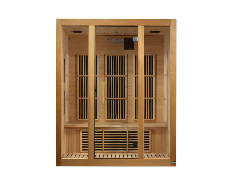 Maxxus Sauna Bellevue Low EMF FAR Infrared Sauna | MX-J306-01 | 3 Persons