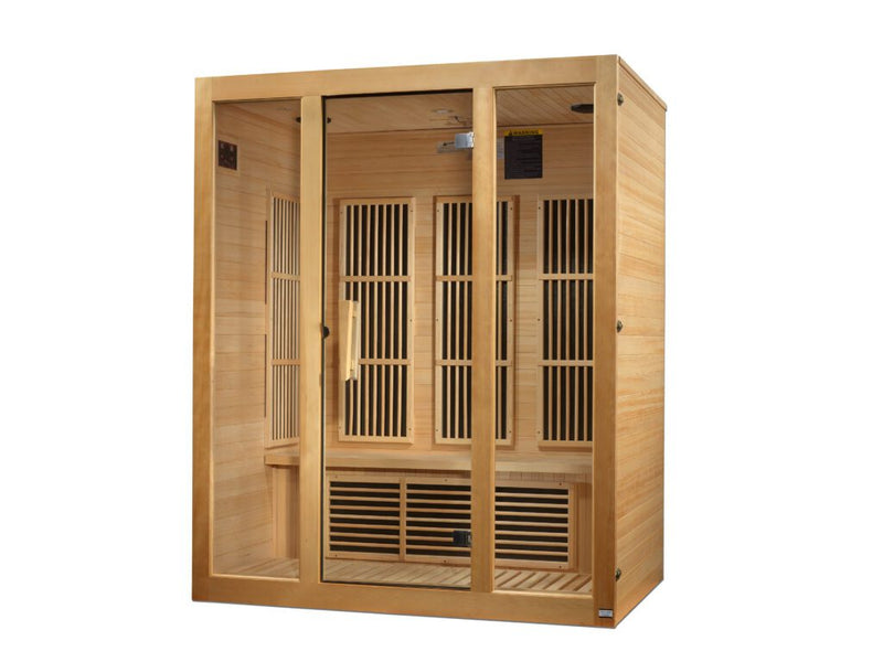 Maxxus Sauna Bellevue Low EMF FAR Infrared Sauna | MX-J306-01 | 3 Persons
