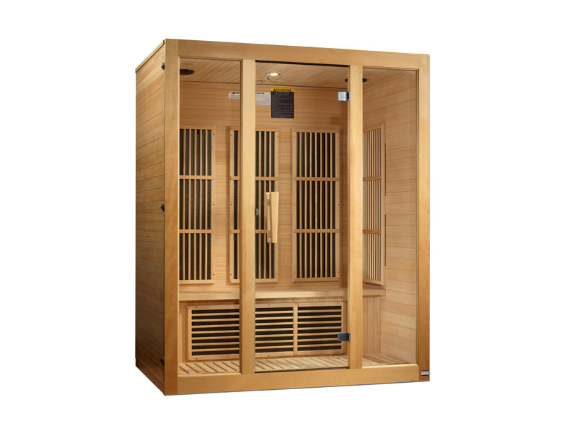 Maxxus Sauna Bellevue Low EMF FAR Infrared Sauna | MX-J306-01 | 3 Persons