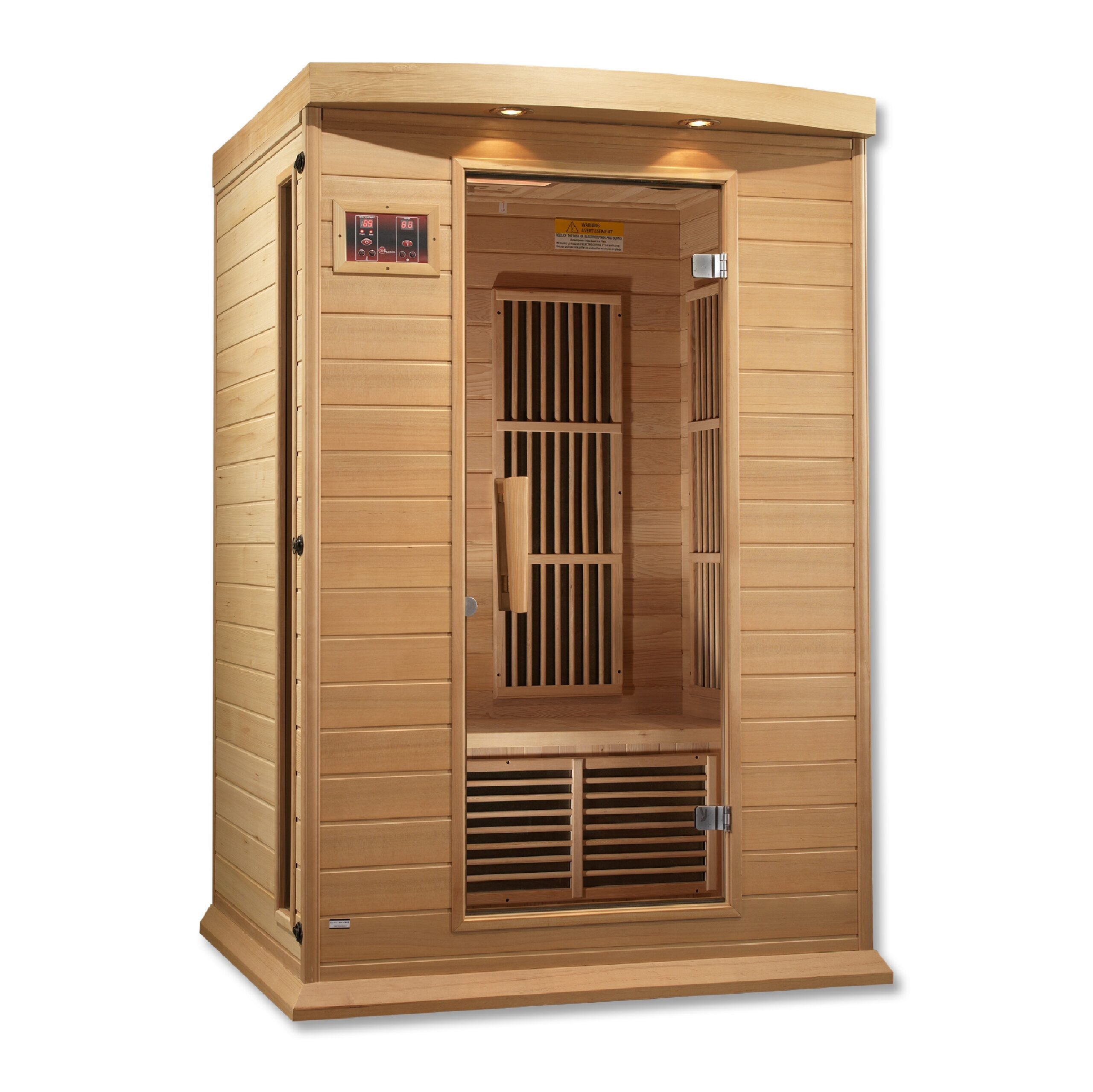 Maxxus Sauna Hemlock Low EMF FAR Infrared Sauna | MX-K206-01 | 2 Persons