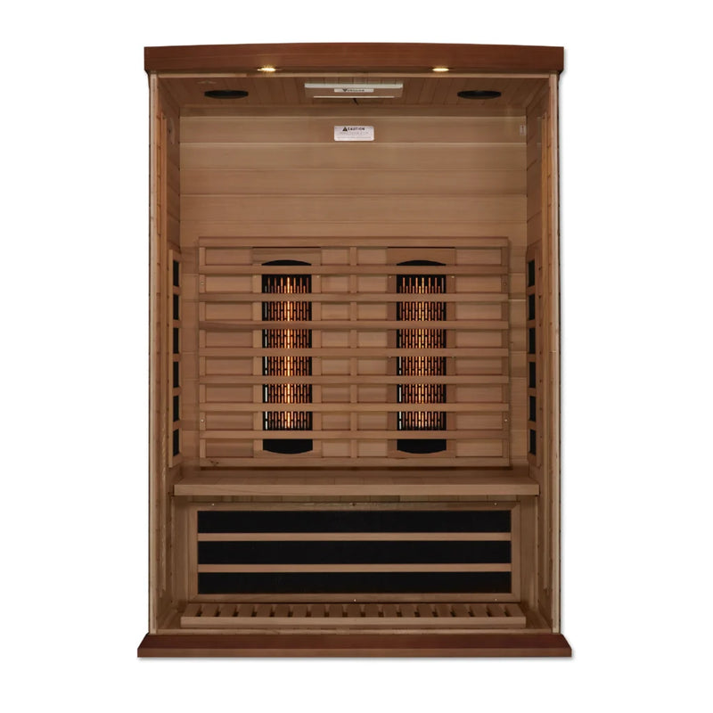 Maxxus Sauna Full Spectrum Infrared Sauna – Canadian Red Cedar | MX-M206-01-FS CED | 2 Persons