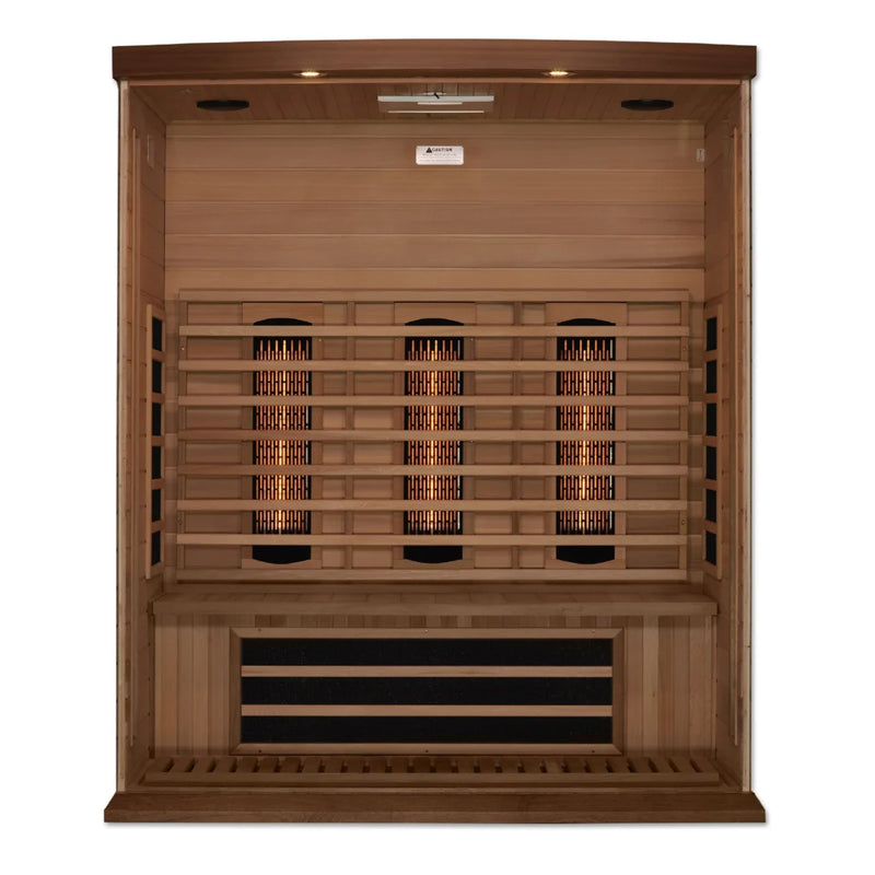 Maxxus Sauna Full Spectrum Infrared Sauna – Canadian Red Cedar | MX-M306-01-FS CED | 3 Person