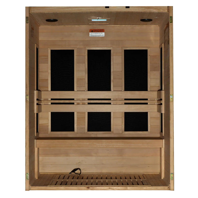 Dynamic Sauna Toscana Elite Ultra Low EMF Far Infrared Sauna | DYN-6315-05 Elite | 3 Persons