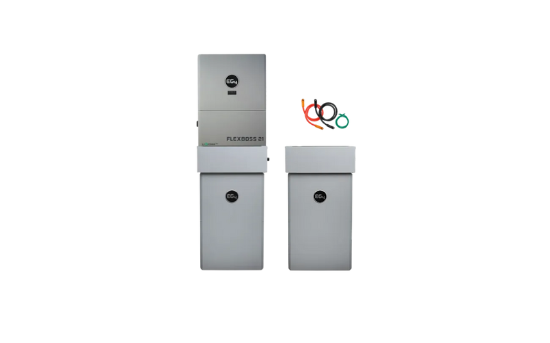 EG4 Hybrid Power Kit | 16kW 120/240V Output 48VDC - 28.6kWh System Bundle | EG4 FlexBOSS21 Hybrid Inverter + 2 x EG4 PowerPro Wallmount Outdoor Battery