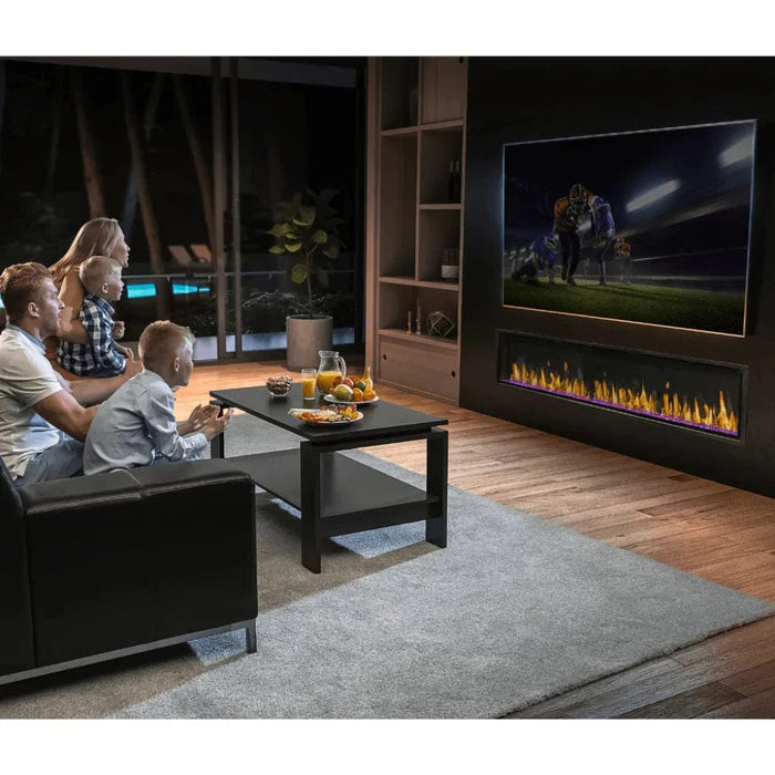 Modern Flames ORION SLIM 76" Heliovision Electric Fireplace (6" Deep - 15" Viewing)
