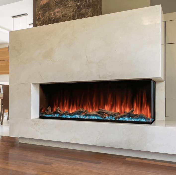 Modern Flames LANDSCAPE PRO MULTI 56" Multi-Sided Built-In Electric Fireplace (11.5" Deep - 56" x 16" Viewing)