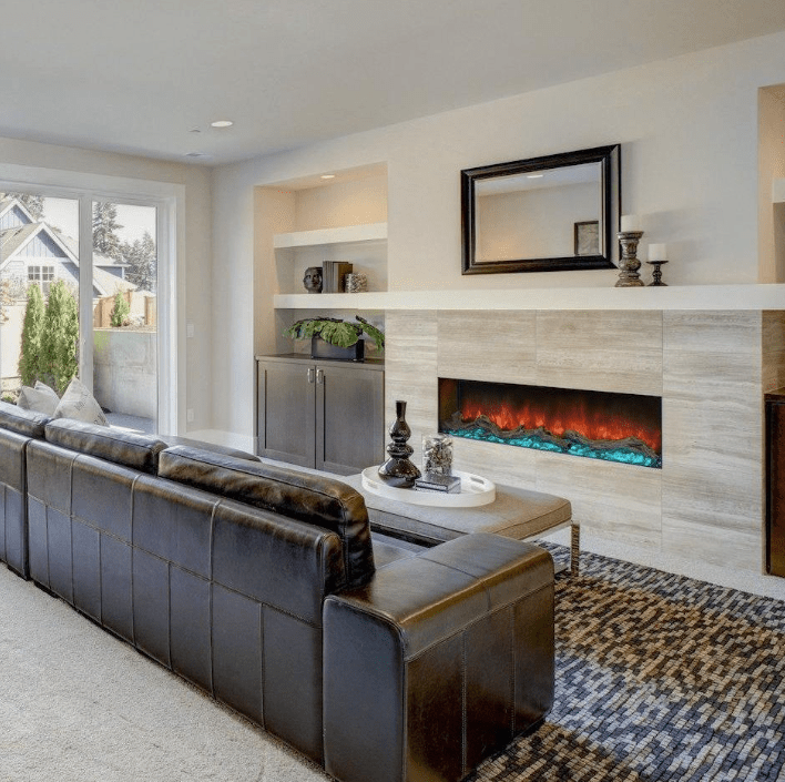 Modern Flames LANDSCAPE PRO MULTI 56" Multi-Sided Built-In Electric Fireplace (11.5" Deep - 56" x 16" Viewing)