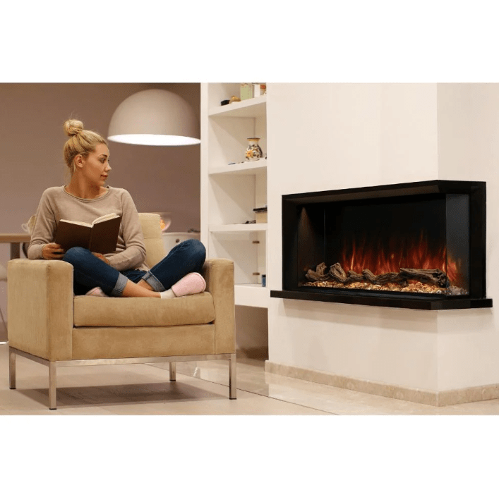 Modern Flames LANDSCAPE PRO MULTI 56" Multi-Sided Built-In Electric Fireplace (11.5" Deep - 56" x 16" Viewing)