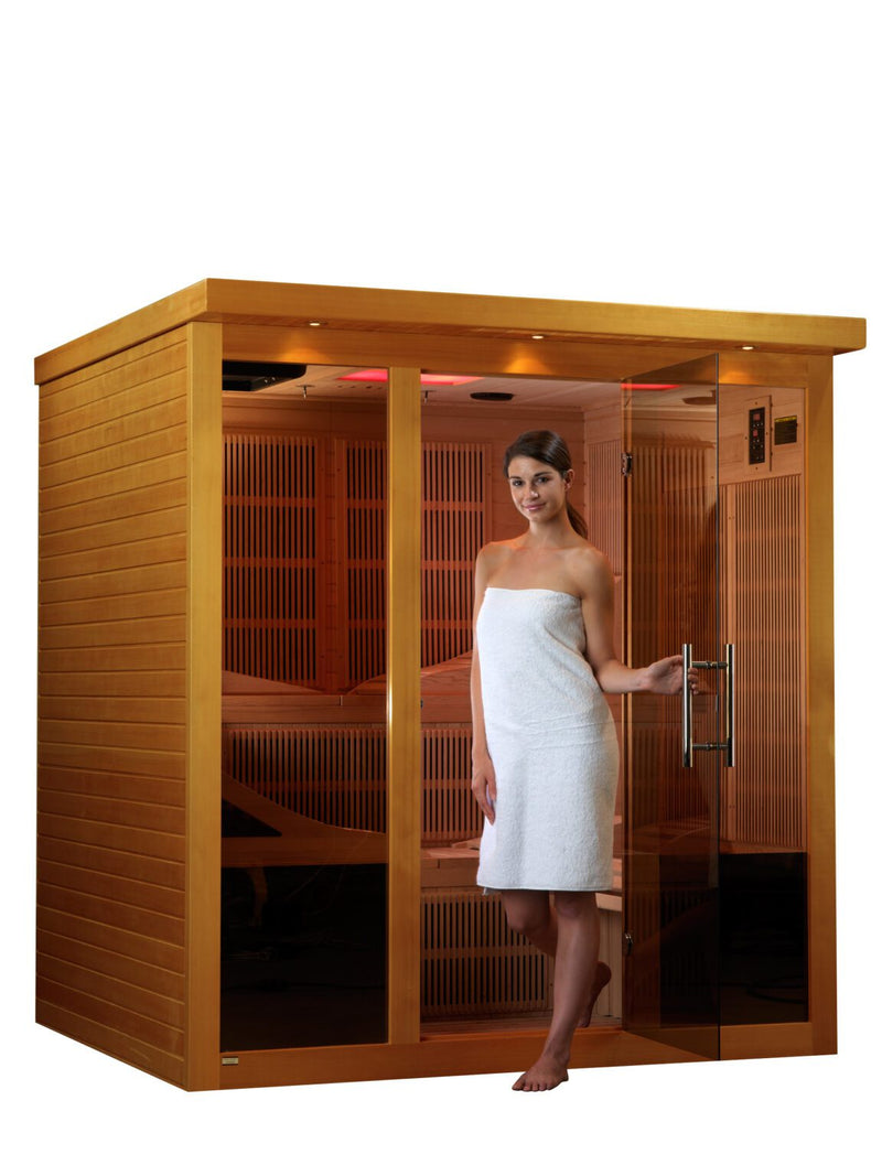 Dynamic Sauna Monaco Ultra Low EMF Far Infrared Sauna | DYN-6996-01 | 6 Persons