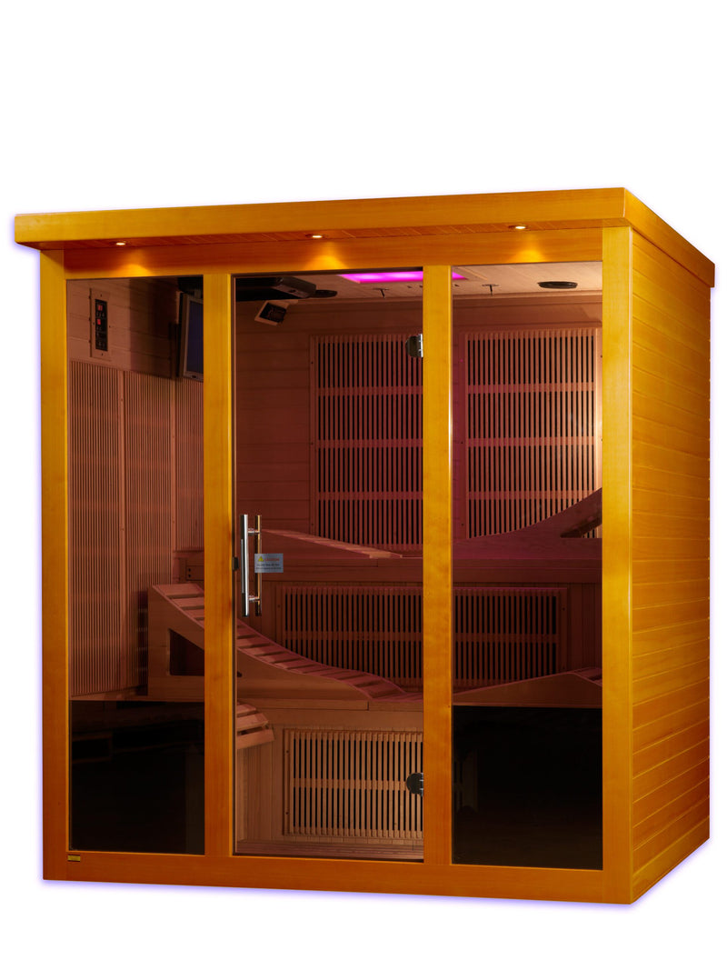 Dynamic Sauna Monaco Ultra Low EMF Far Infrared Sauna | DYN-6996-01 | 6 Persons