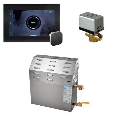 Mr. Steam Super 12kW Steam Shower Generator Package 240V 1Phase, with iSteamX Control