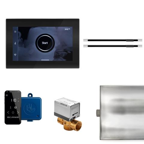 Mr. Steam XButler Max Linear Steam Shower Control Package, iSteamX Control and Linear SteamHead