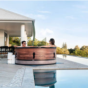 Relaxing in MSpa Duet near Pool