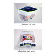 MylarBags Zip opened and sealed