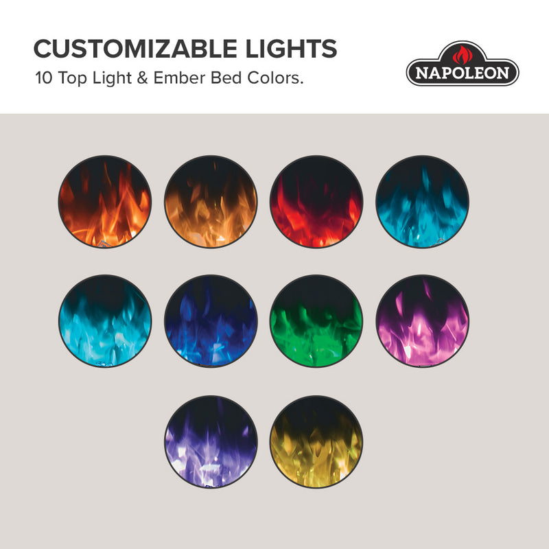 Napoleon ENTICE 42 Wall Hanging Electric Fireplace