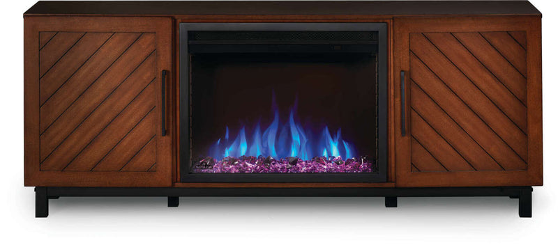 Napoleon The Bella Mantel Electric Fireplace Media Console with 26" Firebox