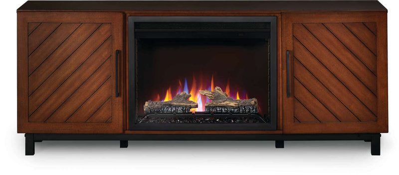 Napoleon The Bella Mantel Electric Fireplace Media Console with 26" Firebox