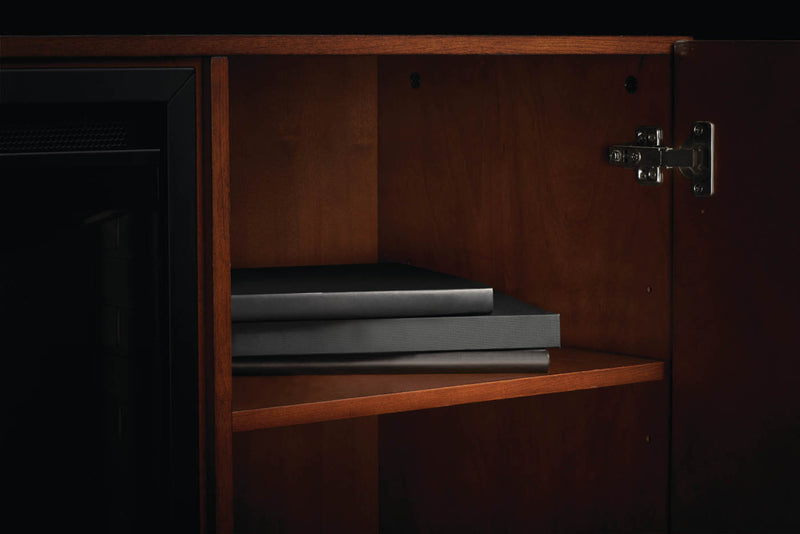 Napoleon The Bella Mantel Electric Fireplace Media Console with 26" Firebox