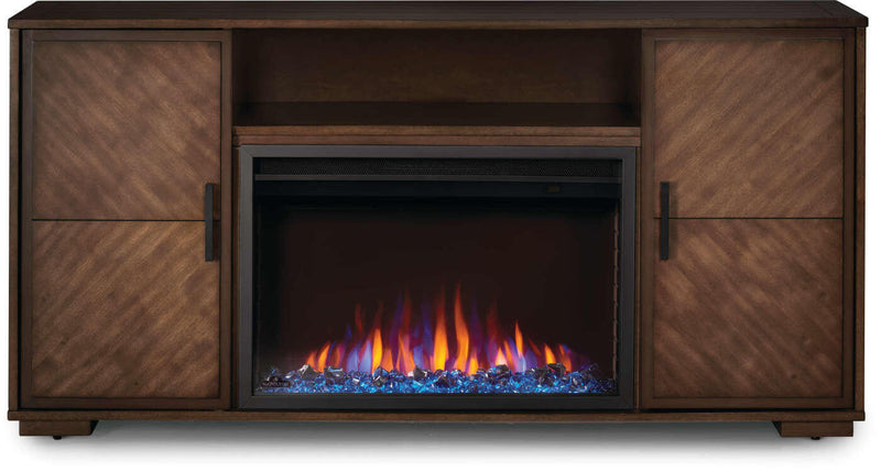 Napoleon The Hayworth Mantel Electric Fireplace Media Console with 30" Firebox