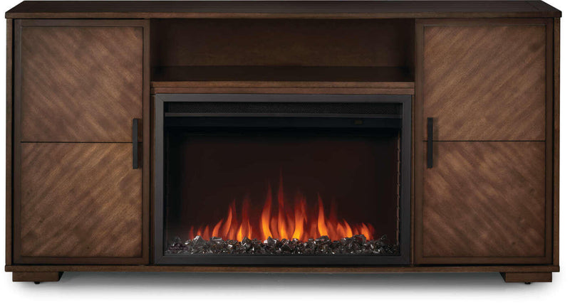 Napoleon The Hayworth Mantel Electric Fireplace Media Console with 30" Firebox