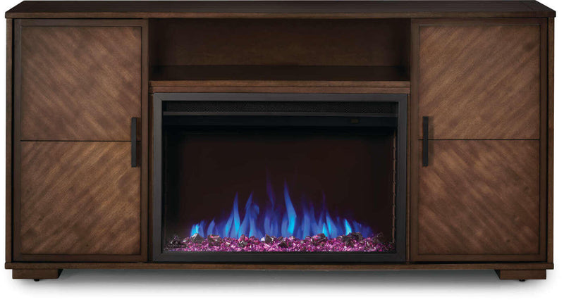 Napoleon The Hayworth Mantel Electric Fireplace Media Console with 30" Firebox