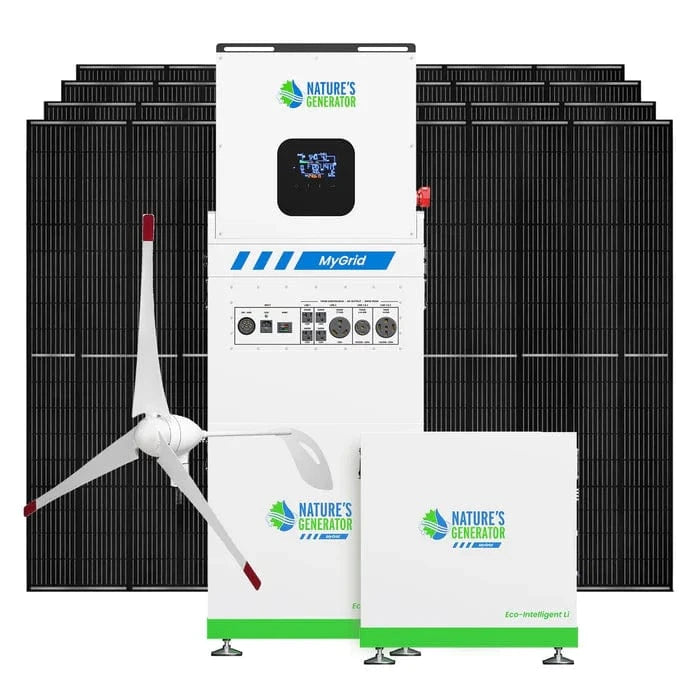 Nature’s Generator MyGrid 10K Solar and Wind Generator for Home (10kW | 10kWh)