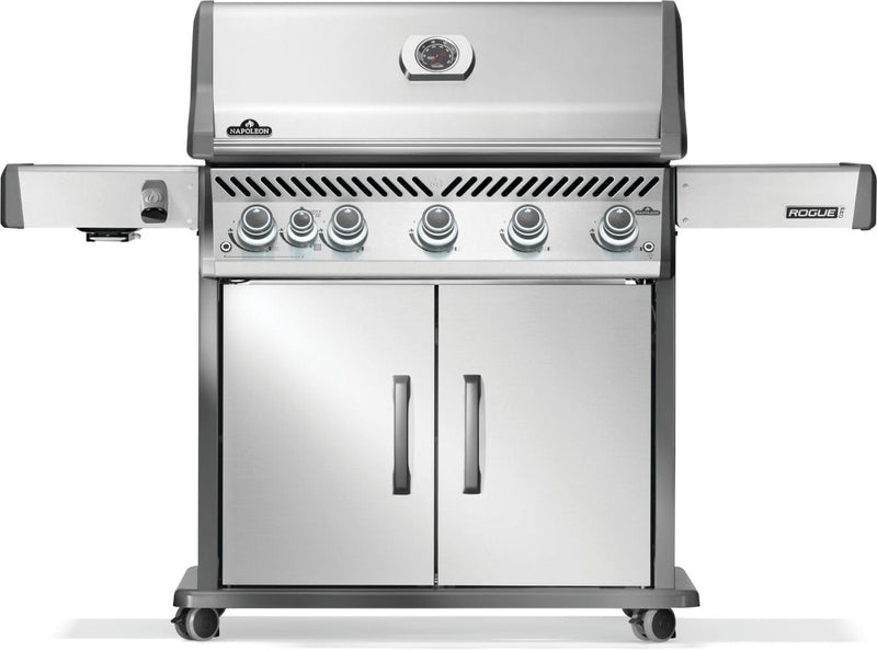 Napoleon Rogue® PRO 625 SIB Stainless Steel Gas Grill with Infrared Side Burner