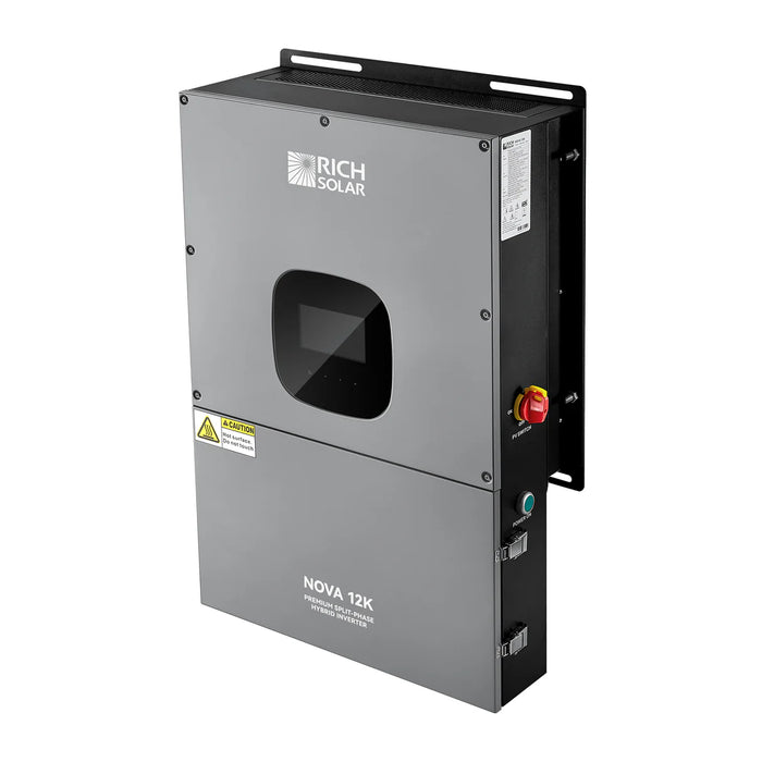 NOVA12K 12000Watt 48V Split Phase HybridInverter2 Top View Left Side