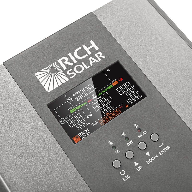 Rich Solar Nova Supercharger 2K | 2000W 12V Pure Sine Wave Inverter Charger