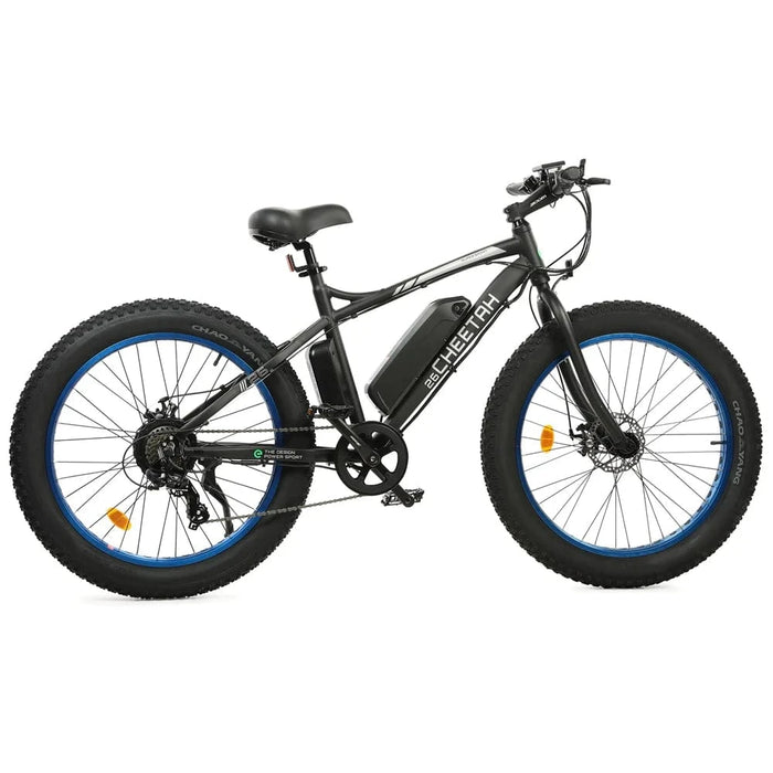 Ecotric Cheetah 26" Fat Tire Electric Bike - Blue