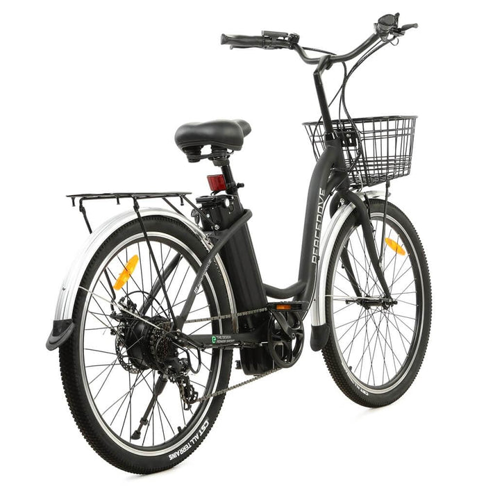 Ecotric Peacedove Electric City Bike - Black