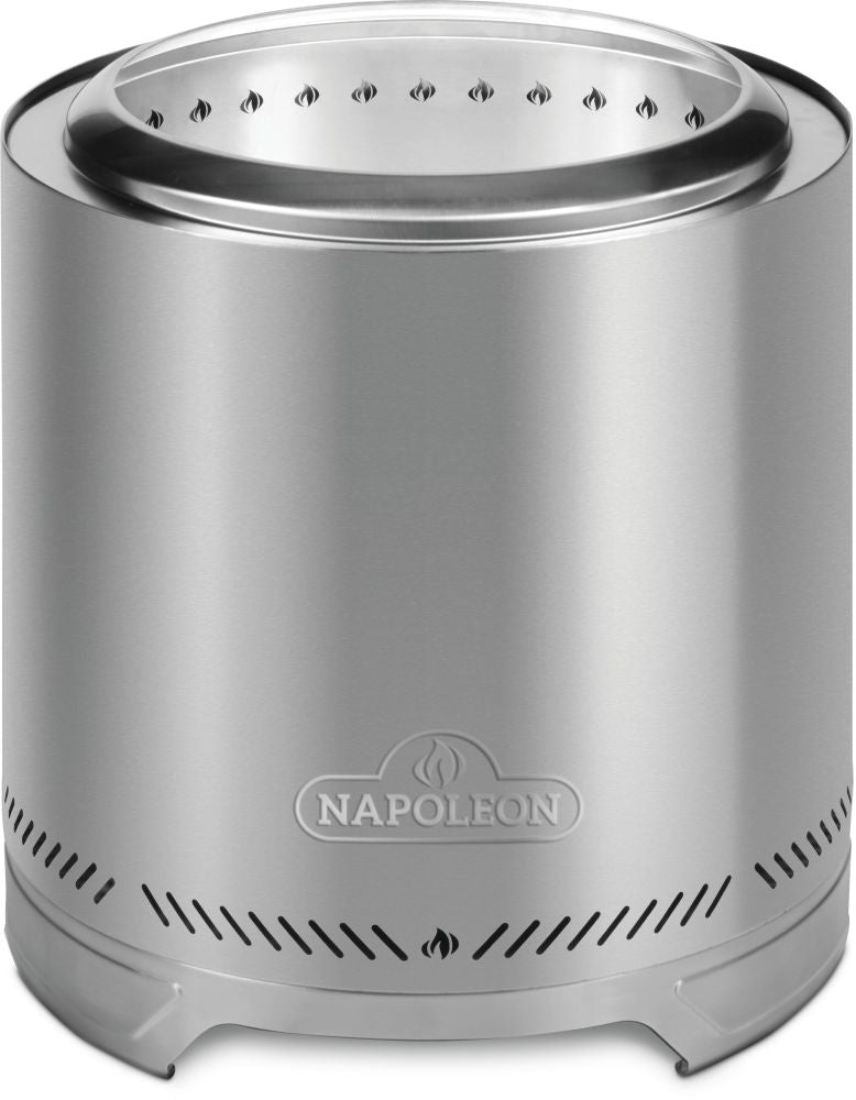 Napoleon Timberwolf Smokeless Wood Fire Pit 18-inch, Stainless Steel